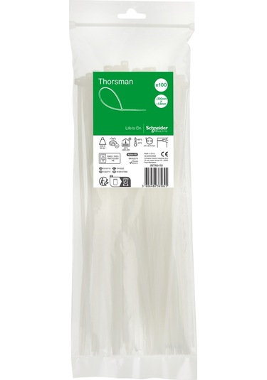 Schneider Electric Imt46419 300x4,8 Beyaz Kablo Bağı Klips 100'lü Paket