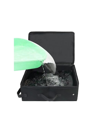 Portable Cat Seyahat Çöp Kutusu, Fermuarlı Kapaklı, Katlanabilir Seyahat Çöp Kutusu, Sızıntı Yok, Koku Yok, Su Geçirmez, Taşıması Kolay, Otellerde Kullanımı Kolay, Araba Diğer