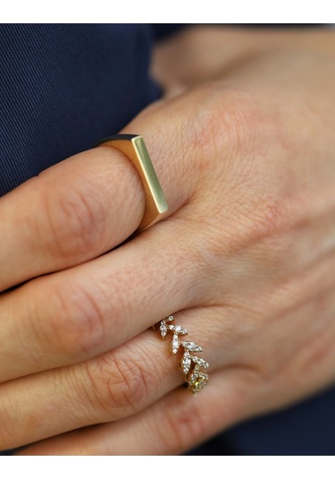 Yenigün Kuyumculuk 14 Ayar Altın Düz Yüzük Yzk19490