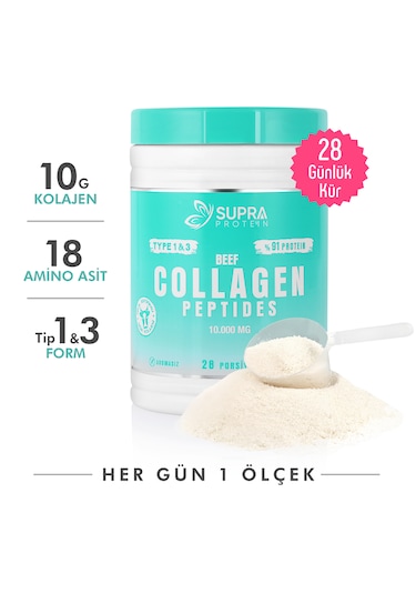 Supra Protein Beef Collagen Hidrolize Kolajen Peptid -Toz 280 G