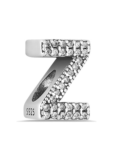 Fubena Taşlı Harf Charm - E