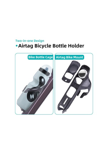 Suntek Bisiklet Su Şişesi Kafesi İçecek Braketi Dışarıda Siyah