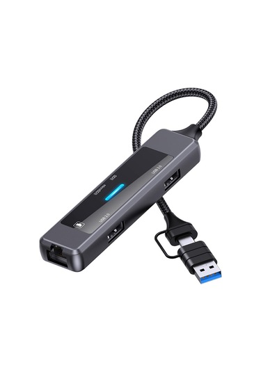 Suntek 5 In 1 Usb C Hub Klavye Dizüstü Flash Sürücü Için