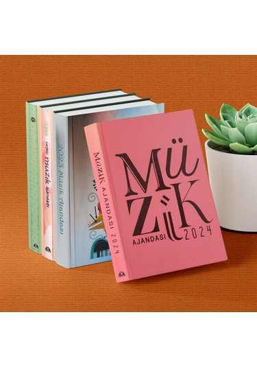 Müzik Ajandası 2021-2022-2023-2024 Koleksiyon Turuncu