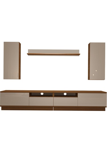 Decoraktiv Trendstyle 5220ds Slm Tv Ünitesi Tv Sehpası Ceviz - Beyaz