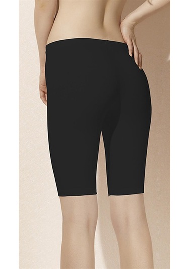 Doreanse 9901 Kadın Modal Uzun Paça Siyah Boxer Şort