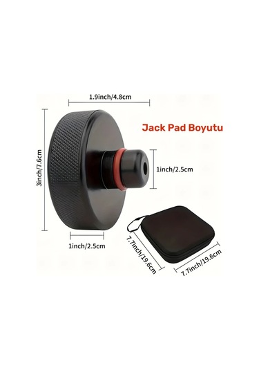 Honeybeeshop Tesla'nın 2013 2024 Model 3 S X Y İçin 4'lü Paket Jack Free Jack Kapakları Depolama Kutusu İle Kauçuk Jack Ped Seti