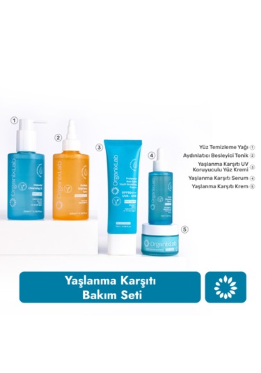 Organixlab Yaşlanma Karşıtı Cilt Bakım Seti