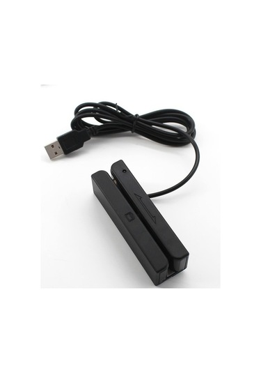 Novahub Tam 3 Parçalı Usb Manyetik Şerit Kart Okuyucu, Tak Ve Çalıştır, Yeşil Işık Ve Buzzer, Çift Yönlü Okuma Pos Makinesi