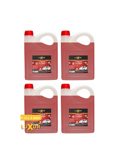 Luxor Kimya 4 Mevsim -42 Kırmızı Antifiriz 20 Lt Konsantre