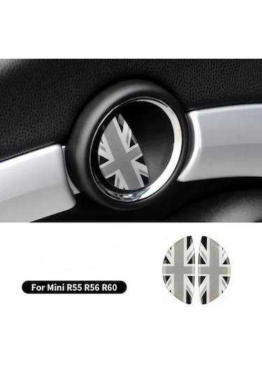 Mini Cooper İle Uyumlu Kapı Kolu Sticker Kaplama Gray Jk R Seri