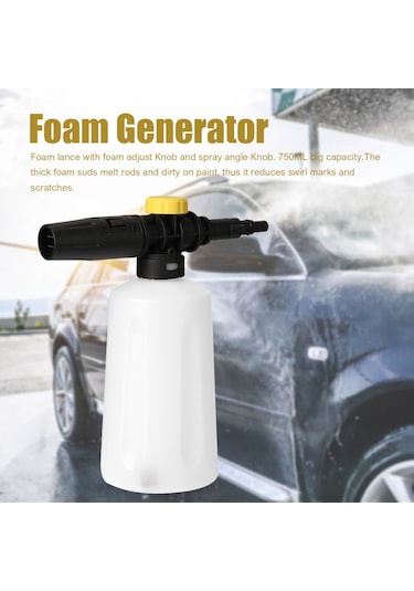 Springsun Bosch Aqt Ea110 Ua125 Serisi İçin 750ml Plastik Köpük Flanşı - Ayarlanabilir Köpük Tüketimi Ve Sprey Genişliği - 100-200 Bar Basınç Aralığı