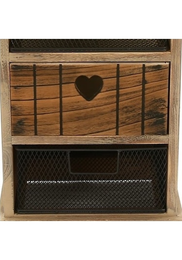 Rayne 3 Çekmeceli Dekoratif Sepet Sebzelik Patates Soğanlık 35x56