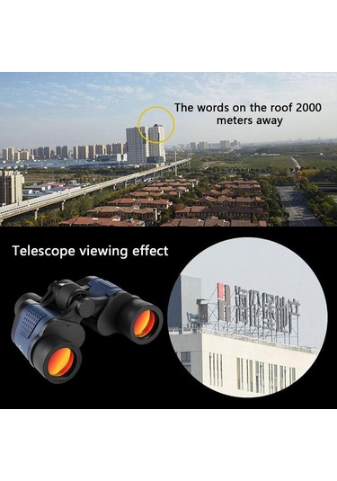 60x60 Su Geçirmez Gece Görüşlü Profesyonel Dürbün