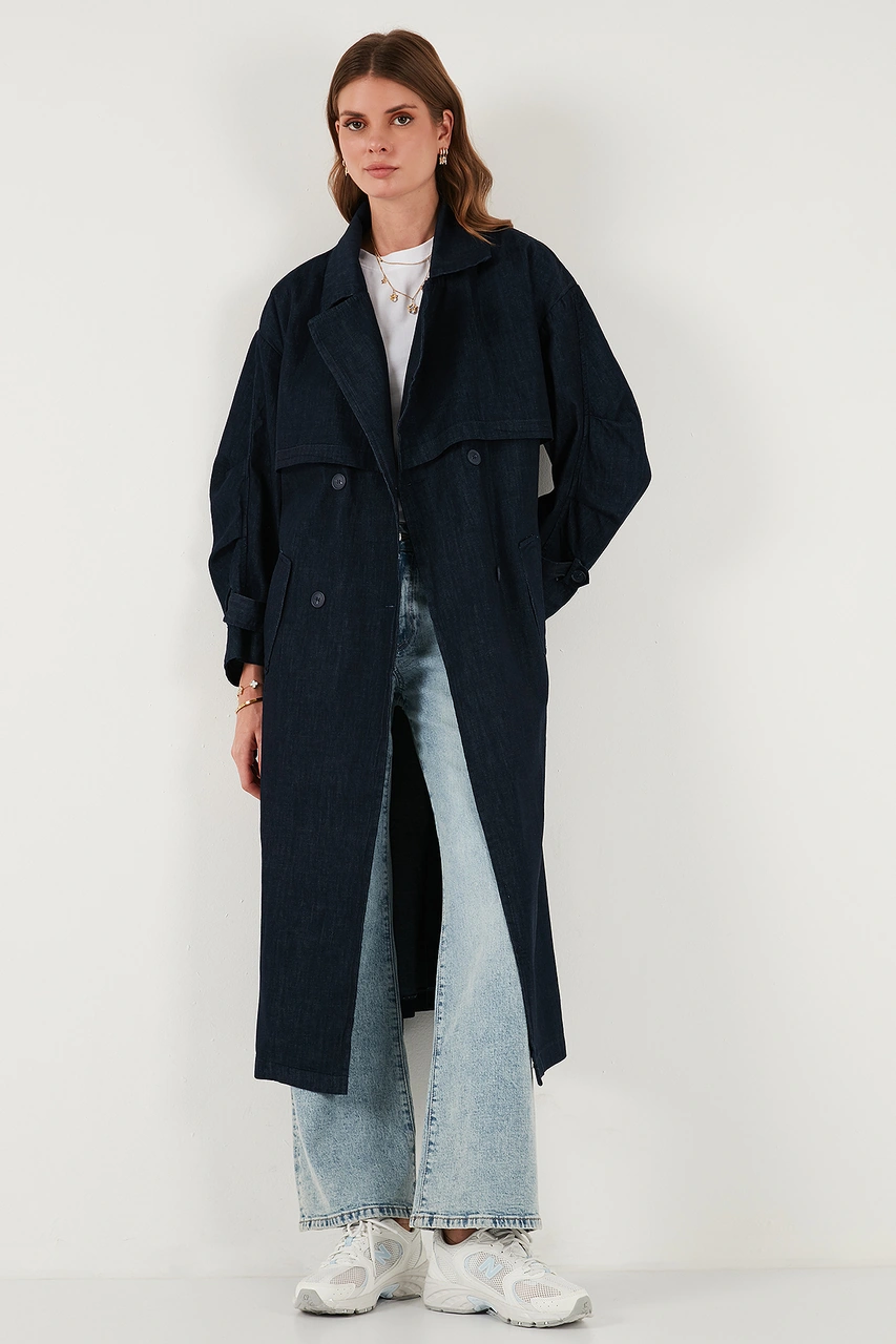 Lela Bayan Trençkot 6830094 Lacivert Lacivert