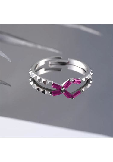 Gümüş Ayarlanabilir Yüzük Silver 925 Ayar Ipy528
