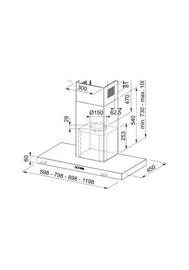Franke Tale 915 W MB Duvar Davlumbaz