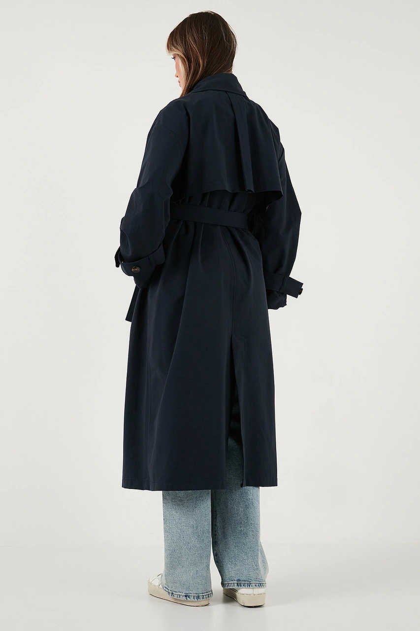 Lela Bayan Trençkot 6839605 Lacivert Lacivert