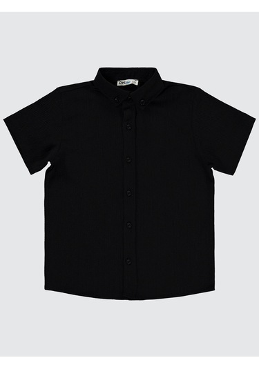 Civil Boys Erkek Çocuk Gömlek 10-13 Yaş Siyah Siyah
