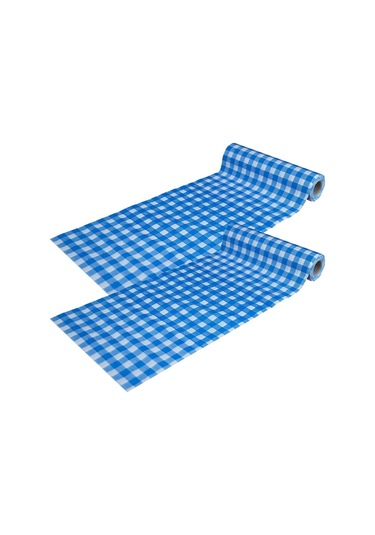 Pratikser Tek Kullanımlık Masa Örtüsü Mavi - 120x150cm - 2 Rulo