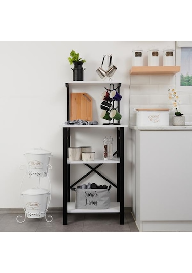 Ceramical Çok Amaçlı Mutfak Bangosu - Beyaz Beyaz