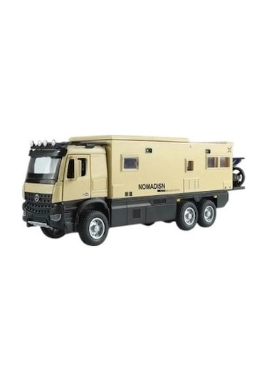 Çek Bırak Işıklı Ve Sesli Açılabilir Kapı Motorlu 1:24 Model Karavan 6+ Tekli Xhd-a3217