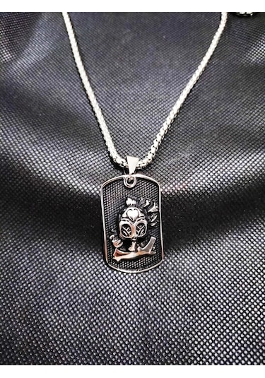Erkek Kuru Kafa Çelik Kolye