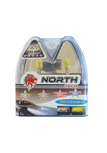 Northtech H1 Oto Far Ampulü 12v Limon Sarı Işık 35w