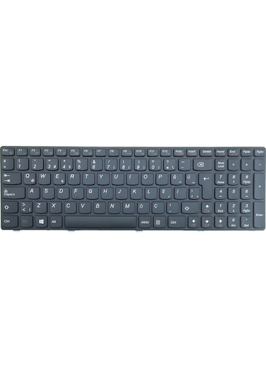 Lenovo Uyumlu ideaPad Z580 Type 20135, 2151 Klavye (Siyah)