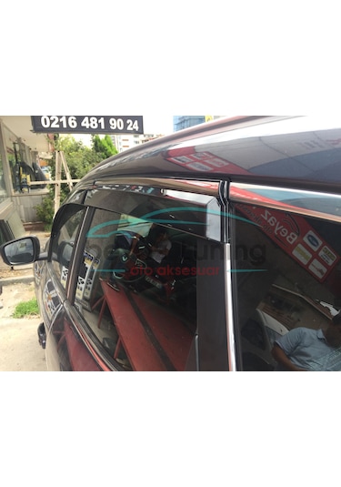 Renault Kadjar Cam Rüzgarlığı 4Lü Kromlu 2015-2016-2017-2018 Nike