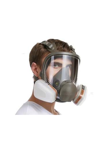 Trendooze Endüstriyel Boyama Püskürtme Kullanım İçin Anti-sis 6800 Gaz Maskesi