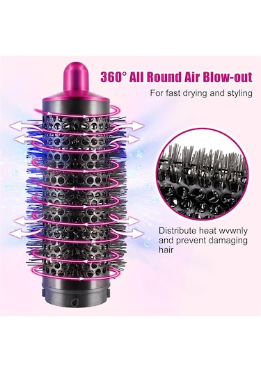 Hd01 Hd05 Şekillendirici Ataşmanı Adaptörlü Silindir Tarak İçin