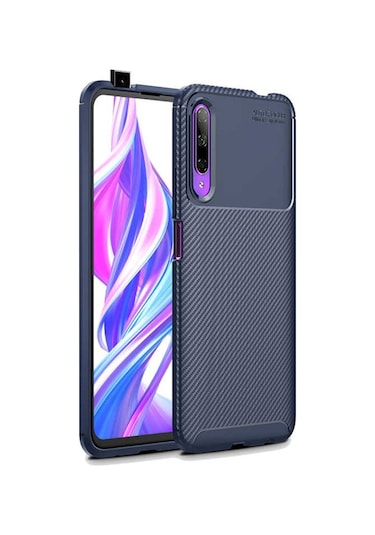 Huawei P Smart Pro 2019 Kilif Karbon Silikon Case 405436845