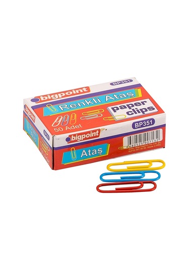 Bigpoint Renkli Ataş No:3 28mm 10'lu Kutu