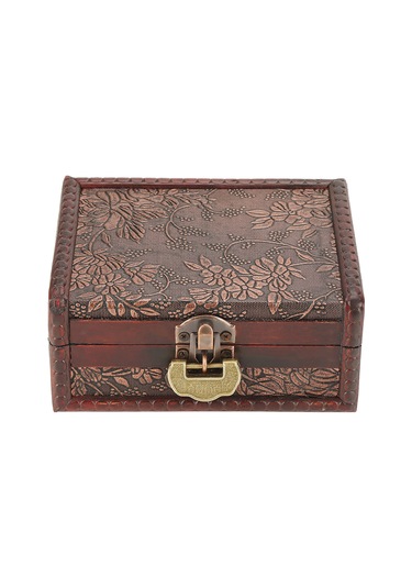 Springsun Ahşap Gümüş Kutusu, Klasik Tasarım, Kilitli Kutu, Küçük Mücevherleri Saklamak İçin, Ev Dekoru, Hediye Önerisi Çok Renkli