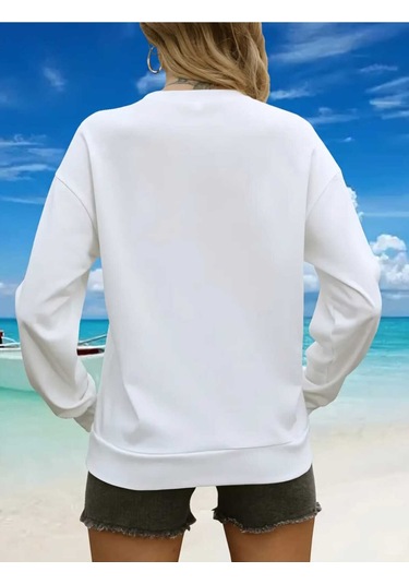 Unisex 2ip Şardonlu Bunny Baskılı Kırmızı Kapuşonlu Oversize Sweatshirt Kırmızıbunny