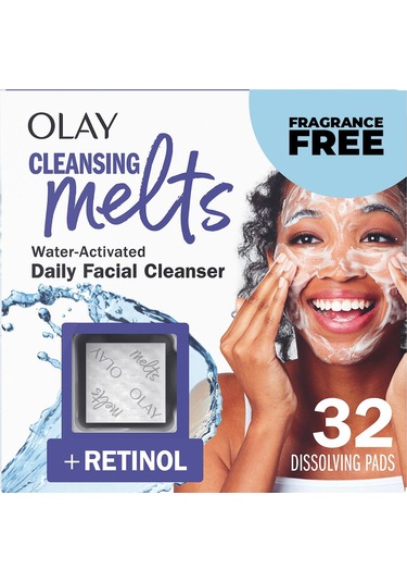 Olay Cleansing Melts + Retinol Cilt Temizleyici Çözünen Ped 32 Adet