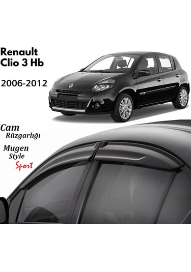 Renault Clio 3 Hb Uyumlu Cam Rüzgarlığı 2006-2012 Arası Uyumlu Mu