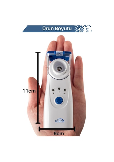 Acura AC-4030 Taşınabilir Mesh Nebulizatör Cihazı