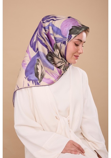 Silk Home Twill İpek Eşarp 11480-71 Taş, Pembe, Mor, Yeşil, Koyu Yeşil