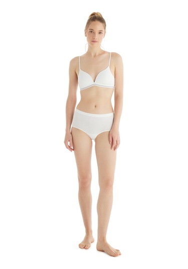 Blackspade 1307 Kadın Essential Maxi Slip Beyaz Beyaz