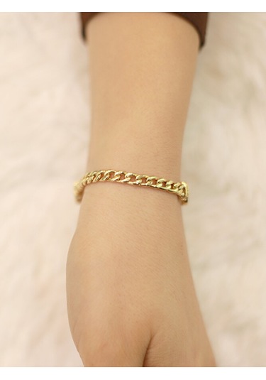 O Harfli Gurmet Bileklik-künye Altın