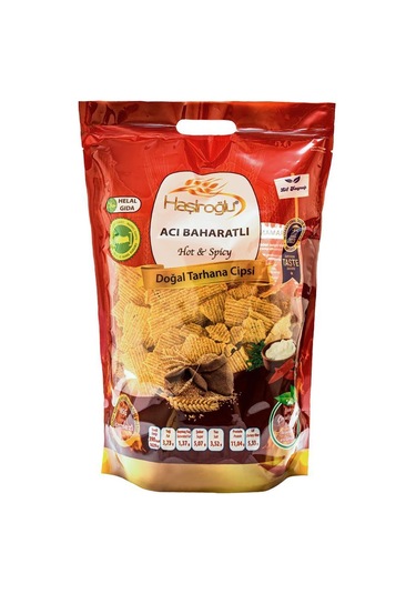 Haşiroğlu Acı Baharatlı Doğal Tarhana Cipsi 450 G
