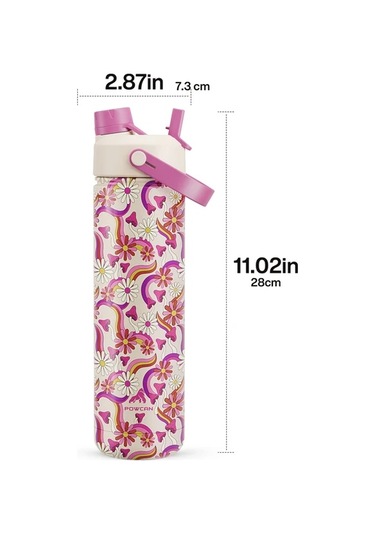 Willowhaven Mavi Deniz Kabuğu Desenli 26 Oz Su Sürahisi Yemek Dostu Bulaşık Makinesi Güvenli mavi