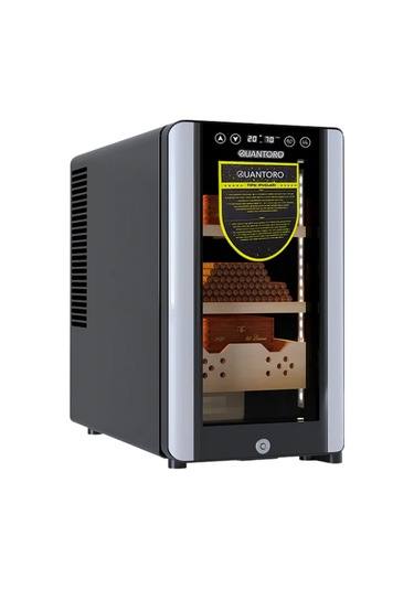 Quantoro Qcc-39 Elektronik Nemlendirme & Soğutmalı Siyah Puro Dolabı - Qtr-007