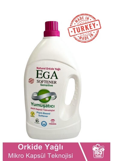 Ega Kimya Aktif Kapsül Teknolojili Orkide Çamaşır Yumuşatıcısı 4100 ML