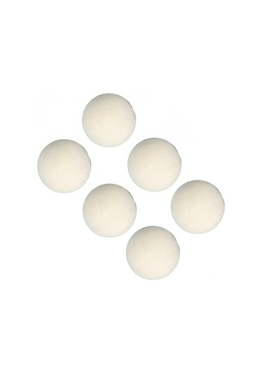 Dofolink 6 Adet Yün Kurutma Topları - Elektriği Azaltır, Kuruma Süresini Kısaltır, Deterjanssız Yumuşatıcı - 4cm Yün Topları Diğer