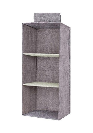 Gri 1 Adet Yaratıcı Ev Giysileri Asılı Çekmece Kutusu İç Çamaşırı Sıralama Depolama Dolabı Dolap Depolama Raf Raf Depolama Wbl Gri