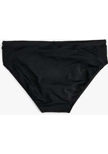 Koton Basic Slip Mayo Beli Bağlamalı Siyah 4sam00002mk 4SAM00002MK999