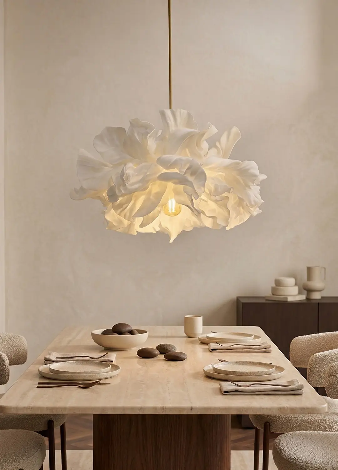 Avf Atelier Eva Beyaz Sarkıt Avize
